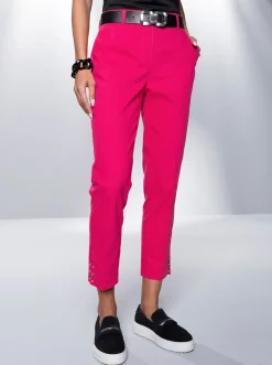 Hosen|heine 7/8-Hose mit Gürtelschlaufen pink