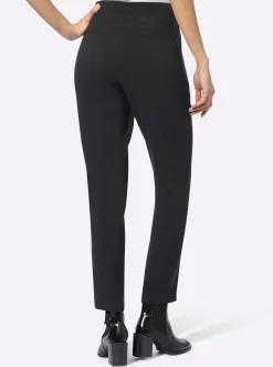 Hosen|heine 7/8-Hose mit Reißverschlusstaschen schwarz