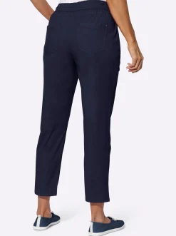 Hosen| 7/8-Hose mit Reißverschluss-Taschen marine