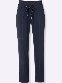Hosen| 7/8-Hose mit Reißverschluss-Taschen marine