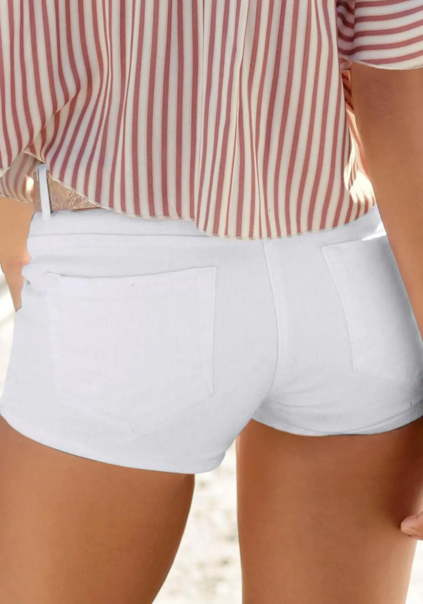 Strandmode|Buffalo Hotpants weiß