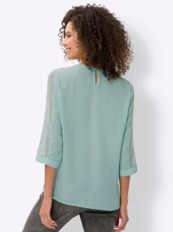 Blusen|heine 2-in-1-Bluse kalkmint