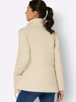 Jacken| 2-in-1-Jacke mit Kontrast-Futter sand