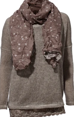 Shirts|heine 2-in-1-Shirt mit Schal sand