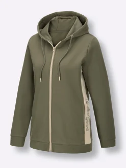 Homewear|Homewear|feel good Jacke khaki-sand