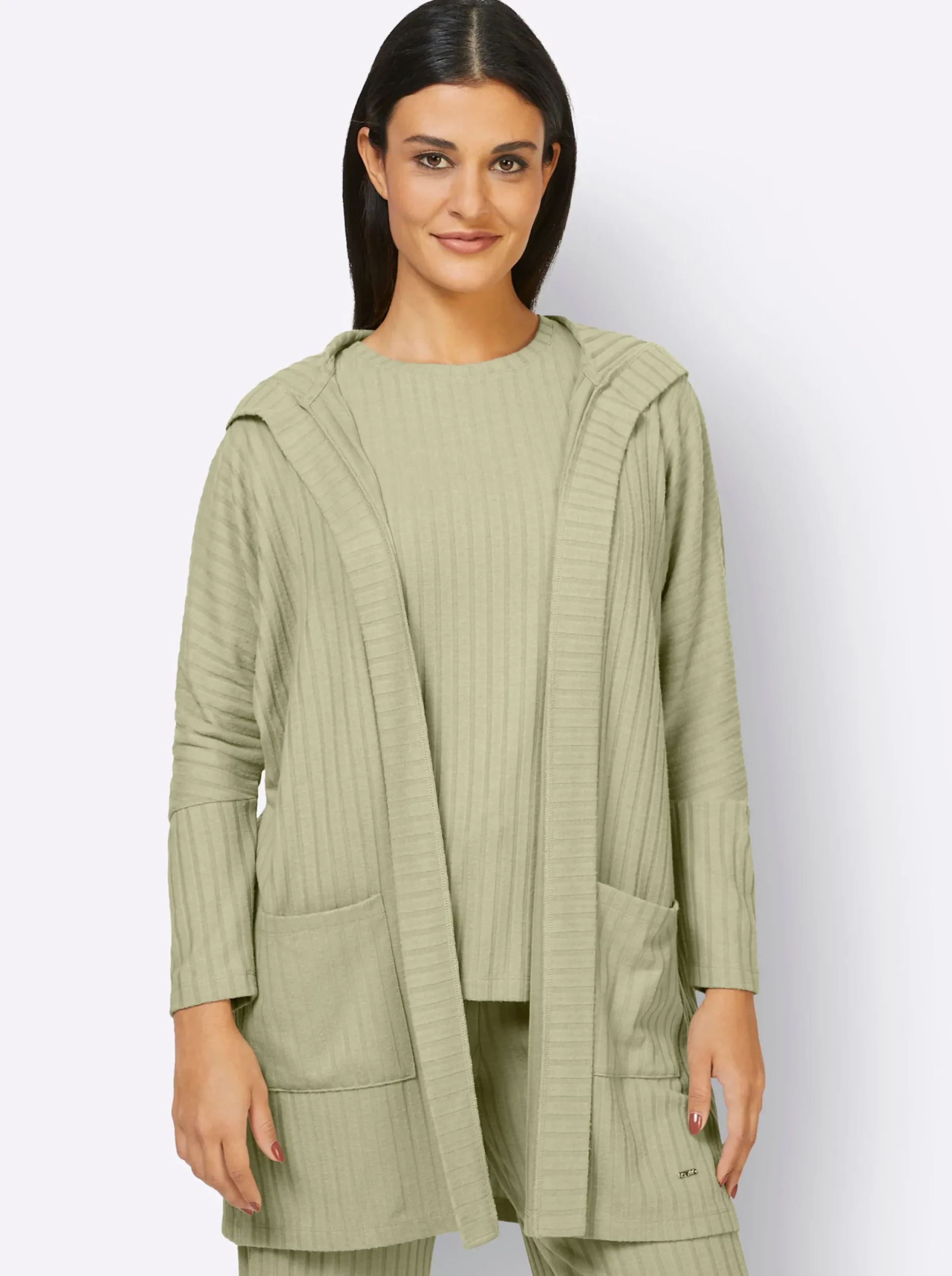 Homewear|Homewear|feel good Jacke lindgrün