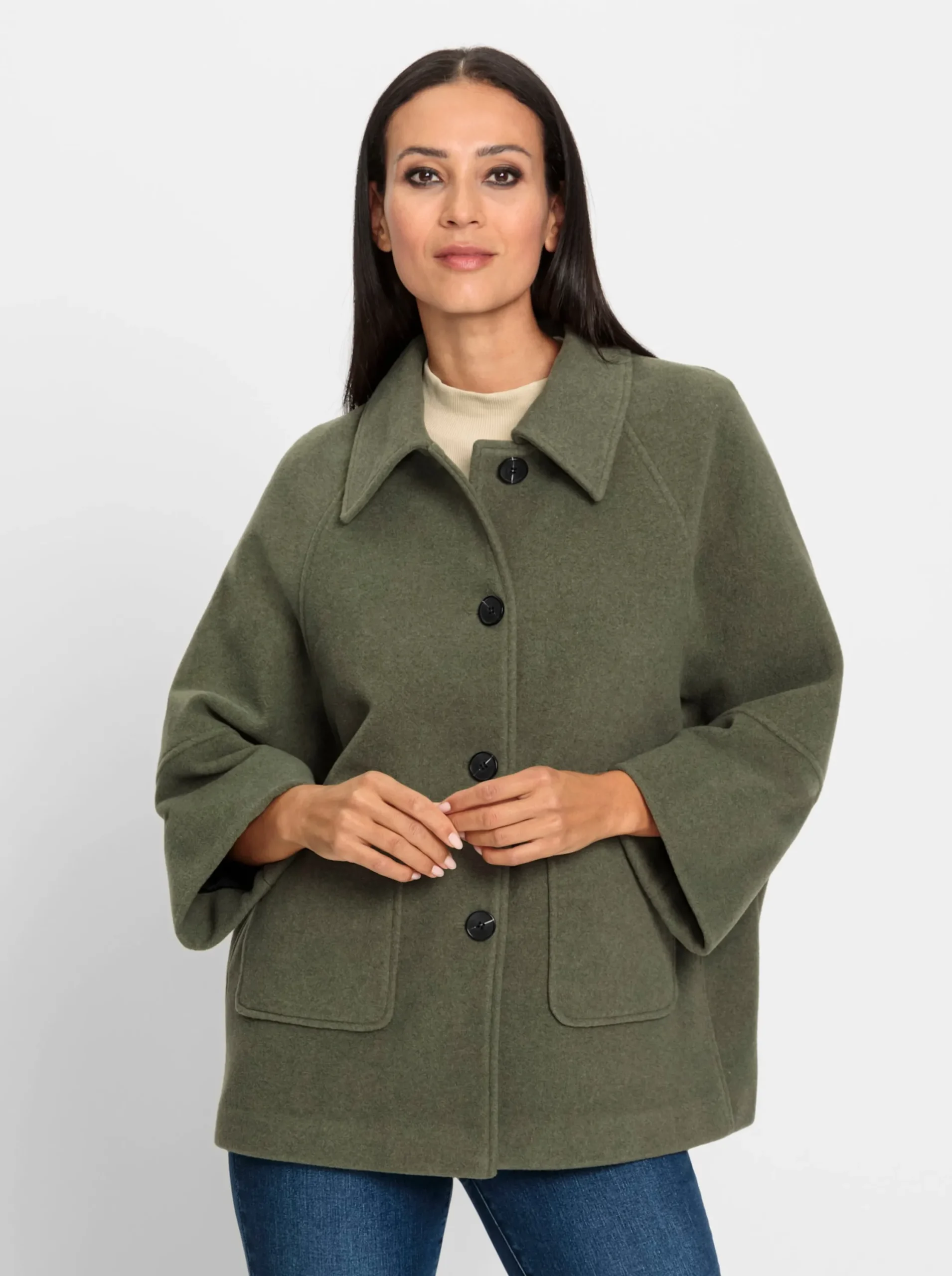 Jacken|heine Jacke khaki