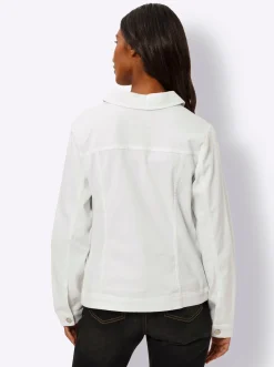 Jacken|heine Jacke mit Hemdkragen ecru