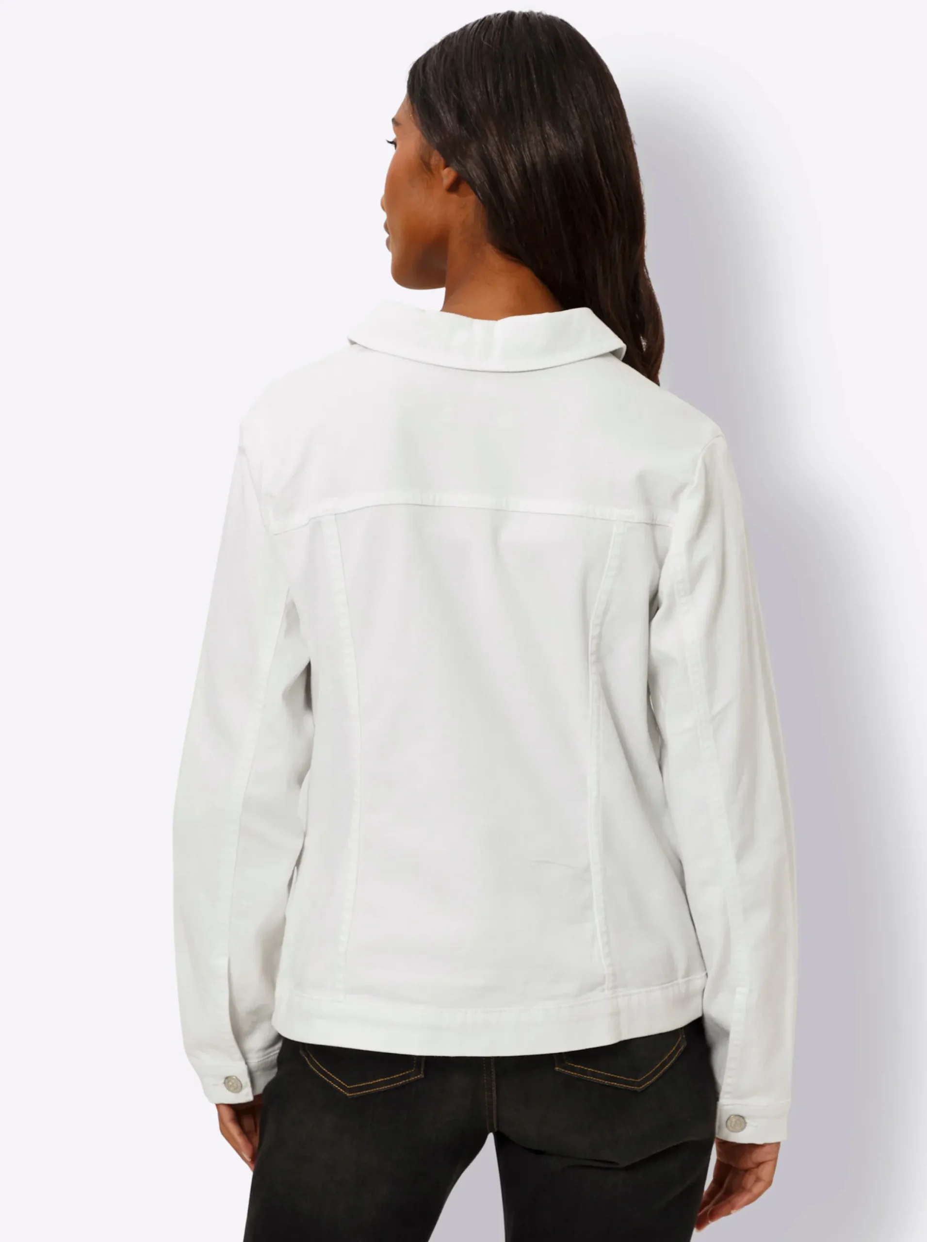 Jacken|heine Jacke mit Hemdkragen ecru