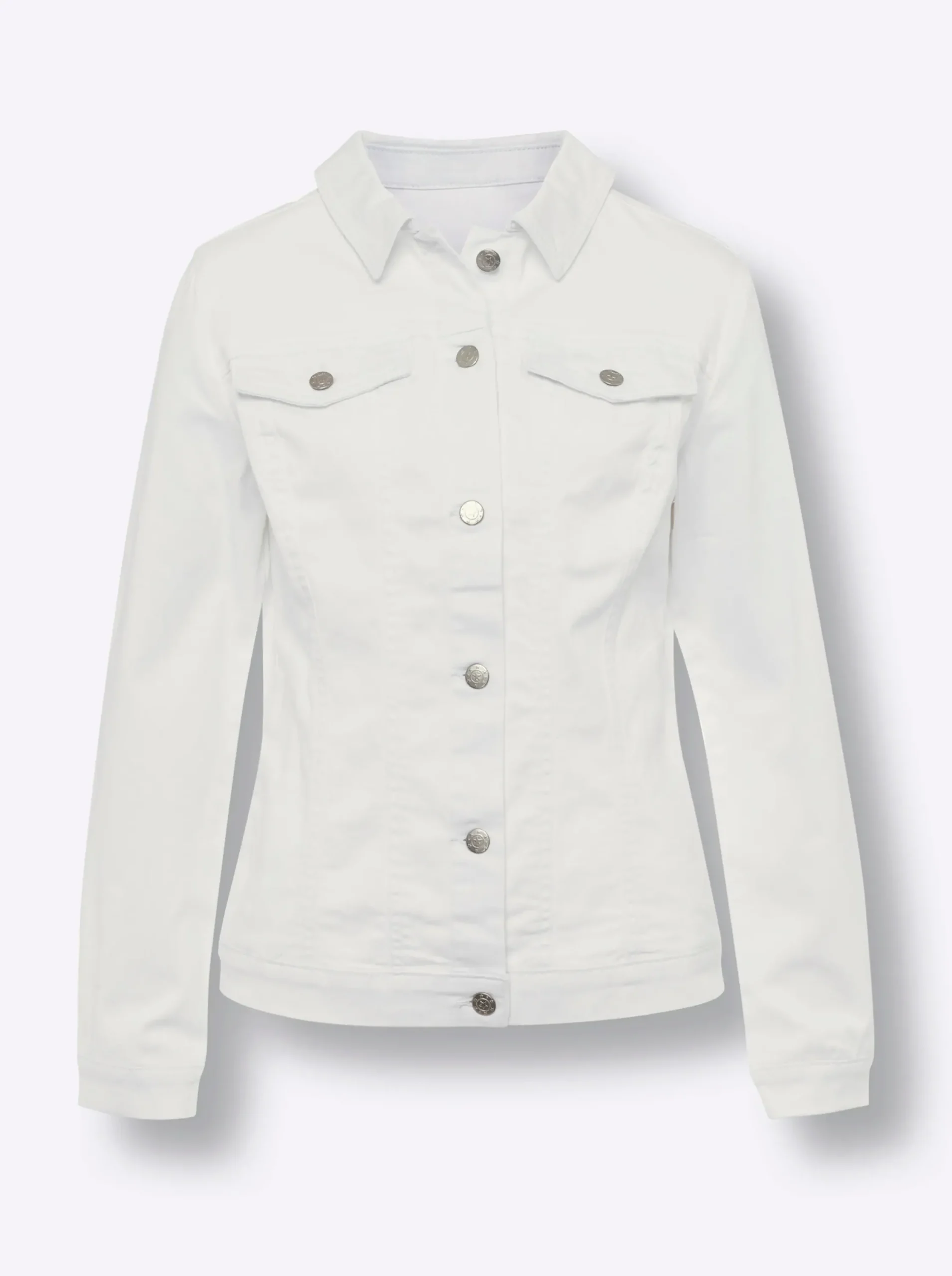 Jacken|heine Jacke mit Hemdkragen ecru