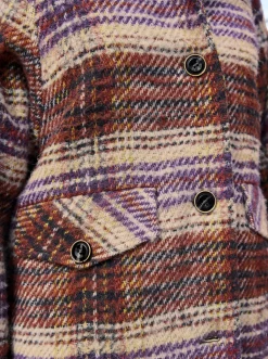 Jacken|heine Jacke mit Strukturmuster, Woll-Anteil rotbraun-ocker-meliert