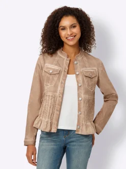 Blazer|heine Jackenblazer mit Schößchen camel
