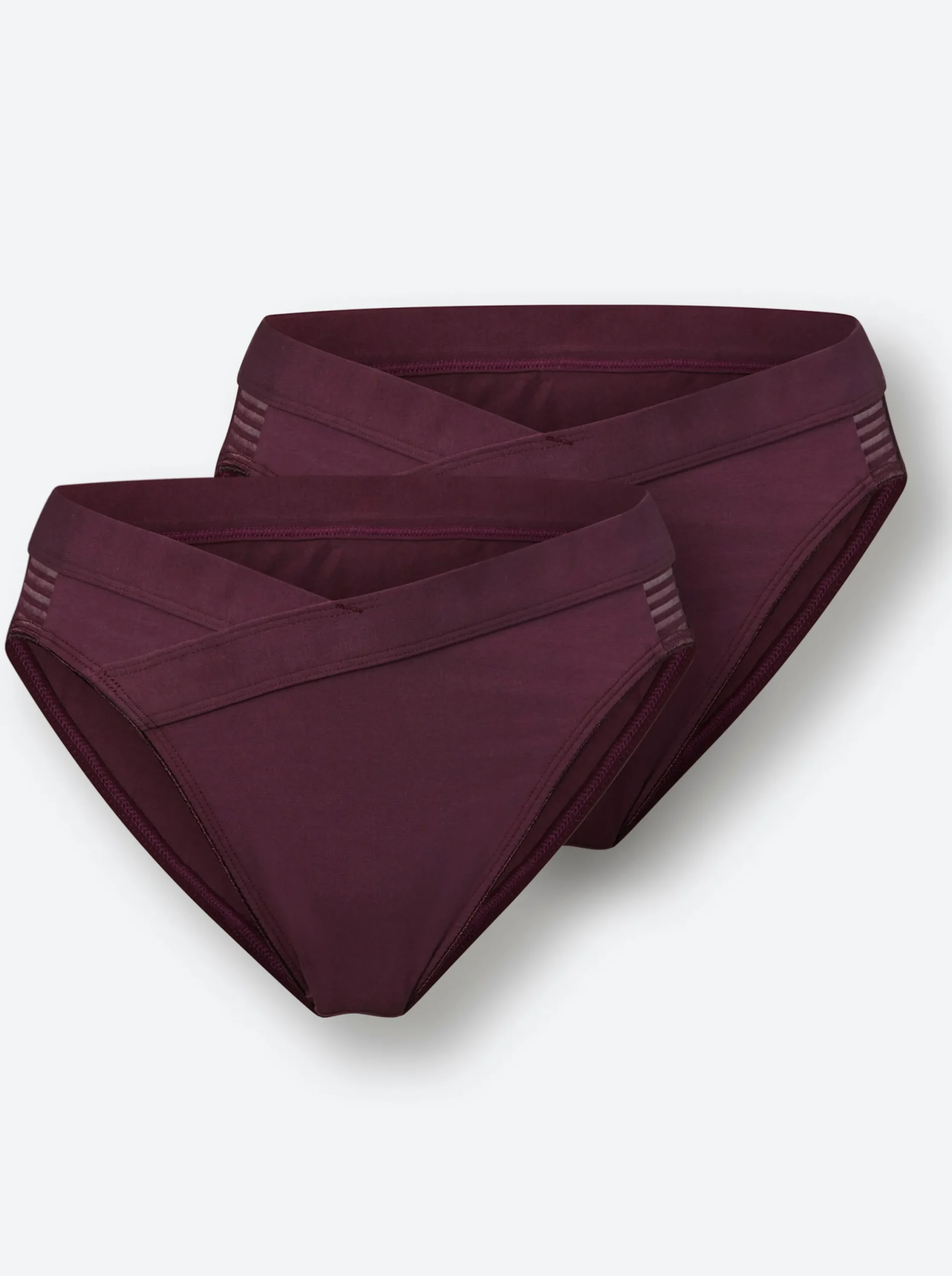 Unterhosen|wäschepur Jazzpants burgund