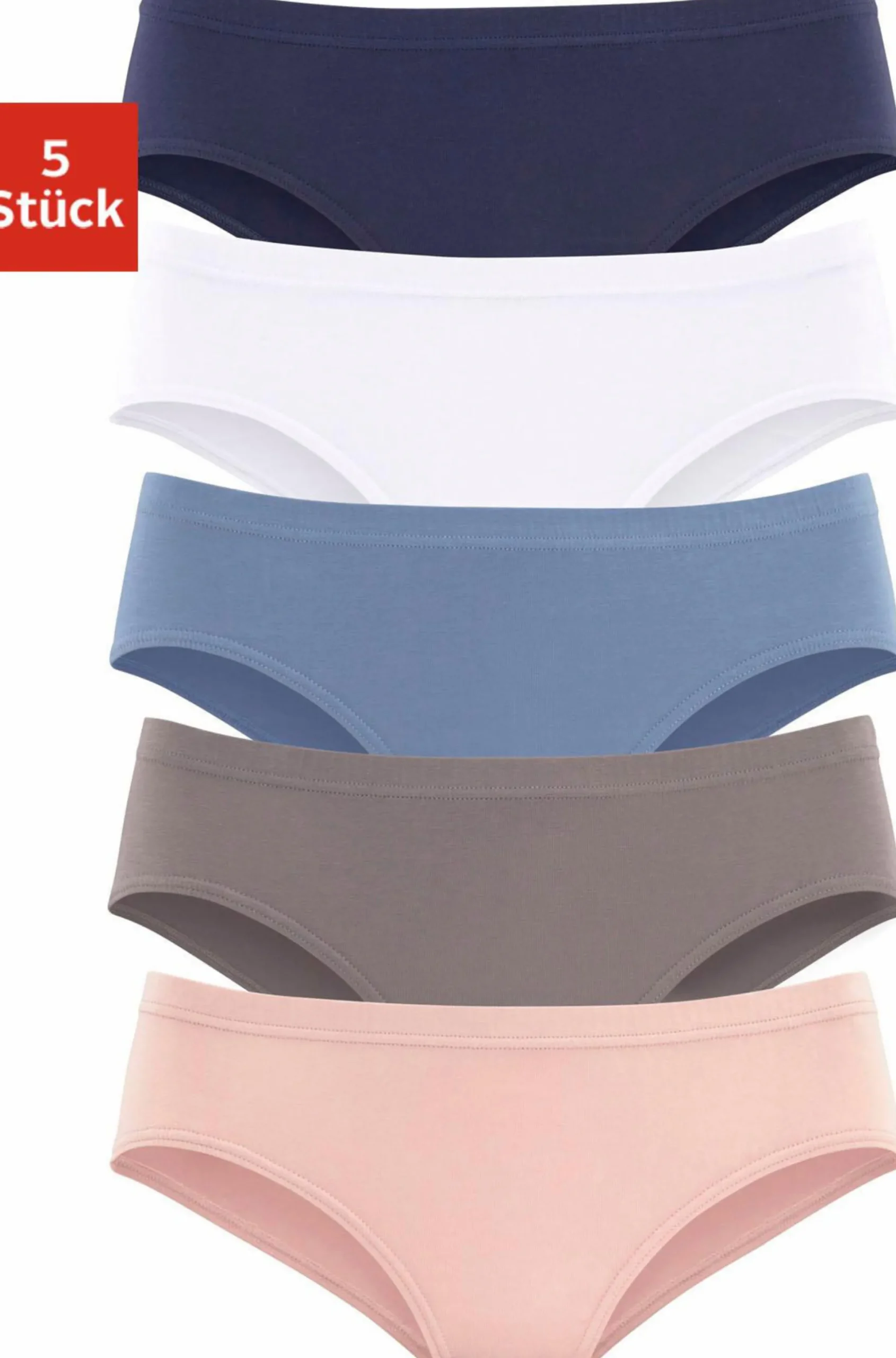 Unterhosen|Vivance Jazz-Pants Slips marine,weiß,blau,taupe,rosé