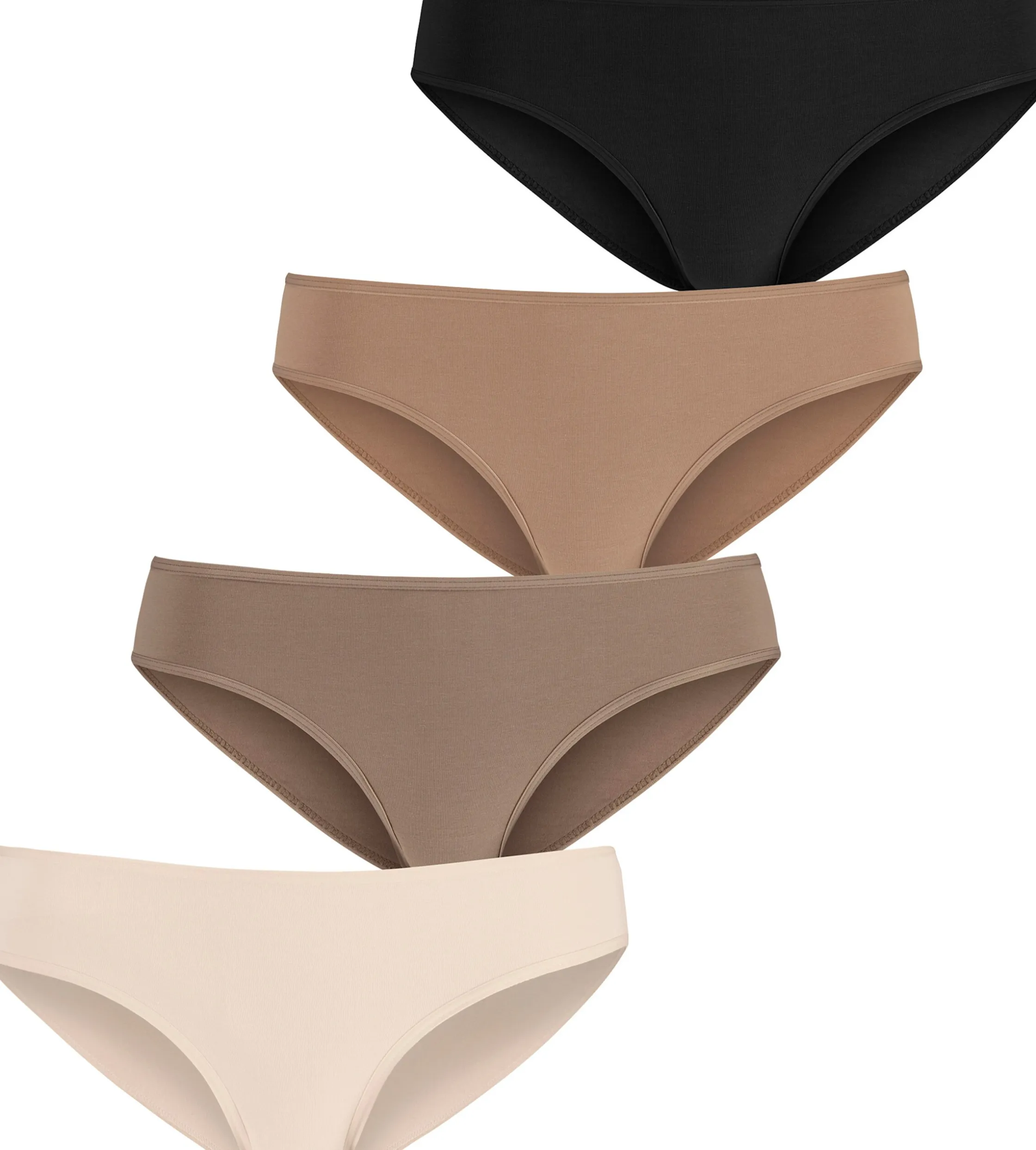 Unterhosen|LASCANA Jazz-Pants Slips champagner,nougat,beige,schwarz