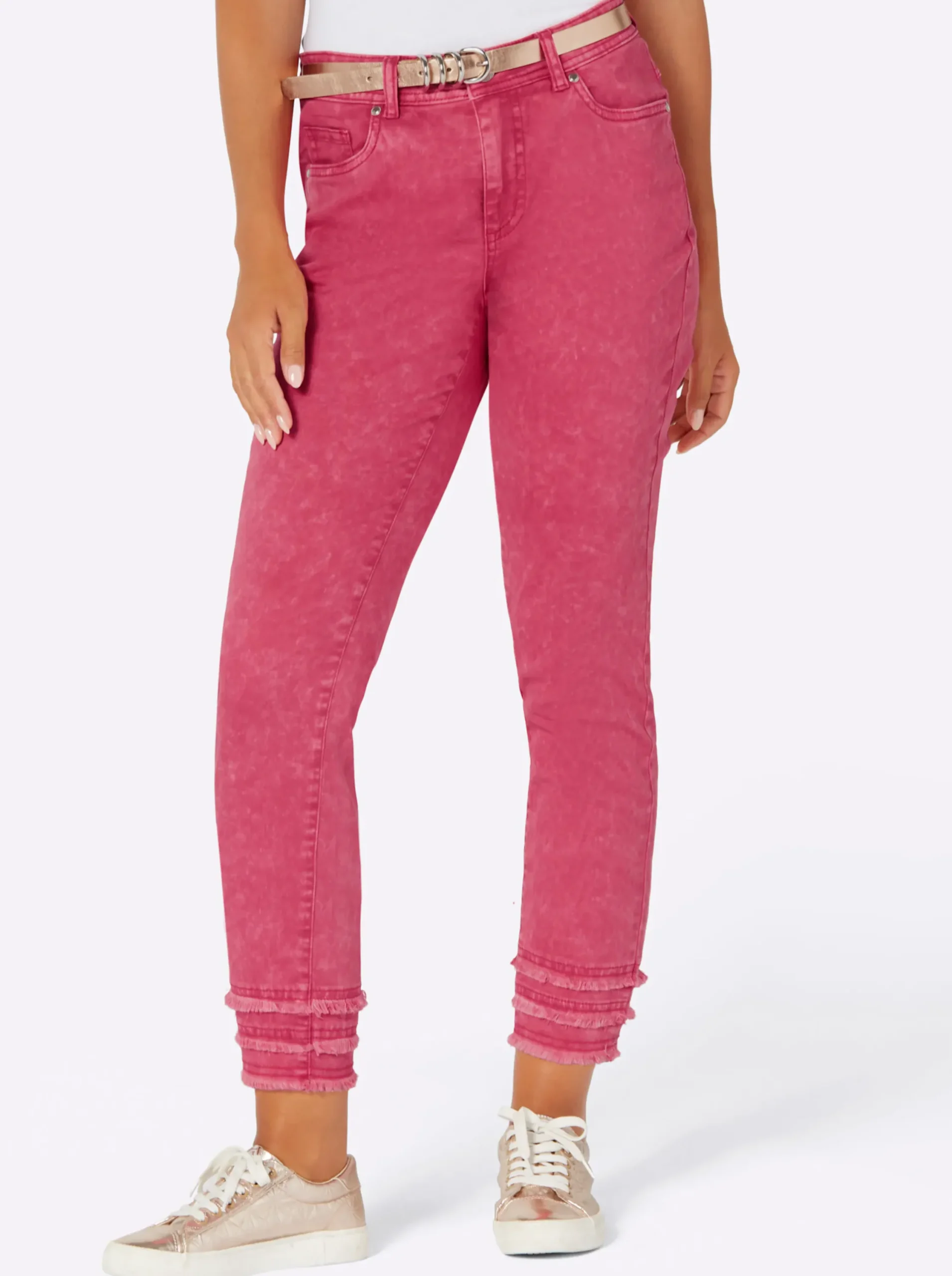 Jeans| 7/8-Jeans pink