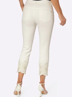 Jeans| 7/8-Jeans ecru