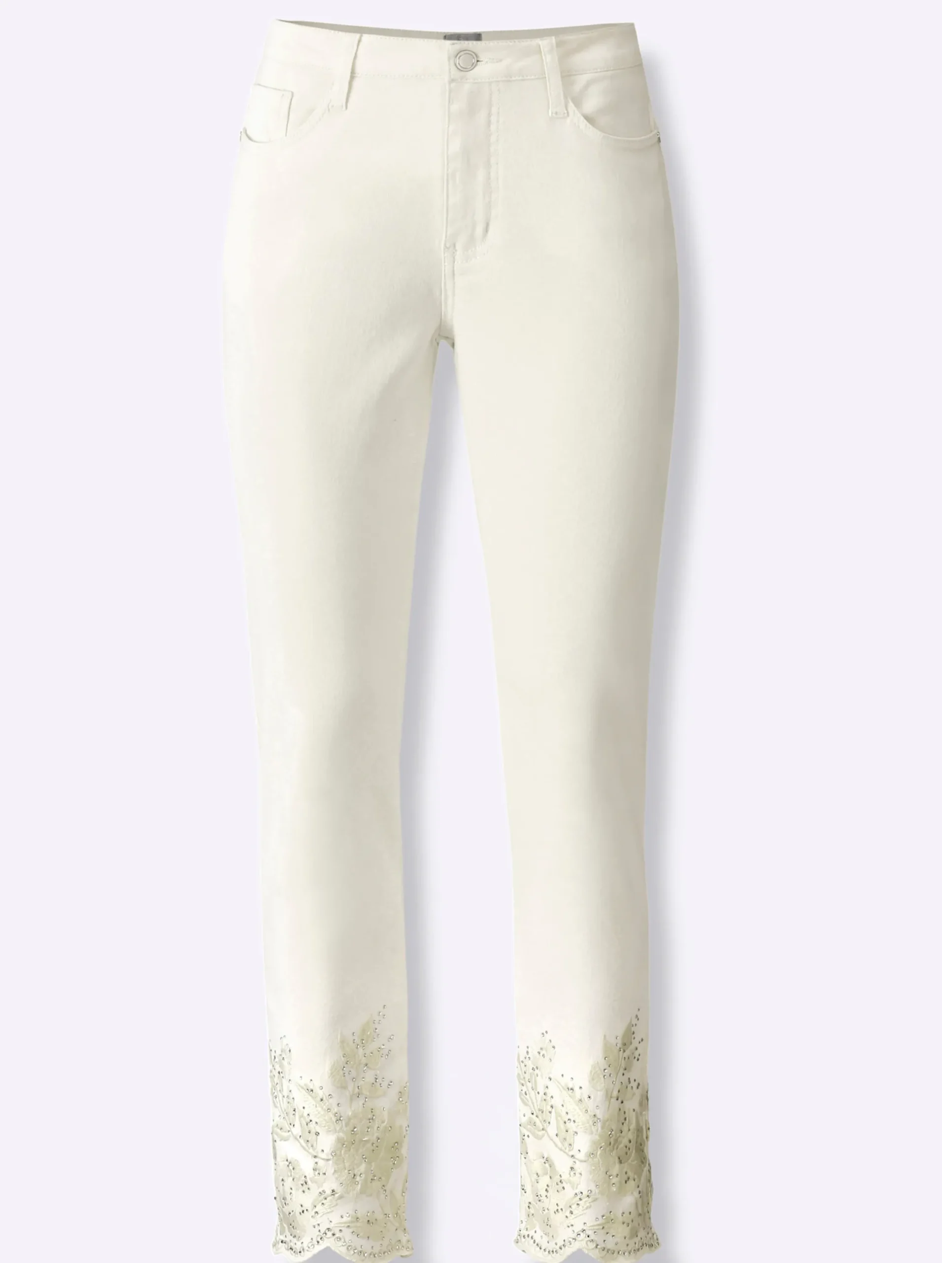 Jeans| 7/8-Jeans ecru