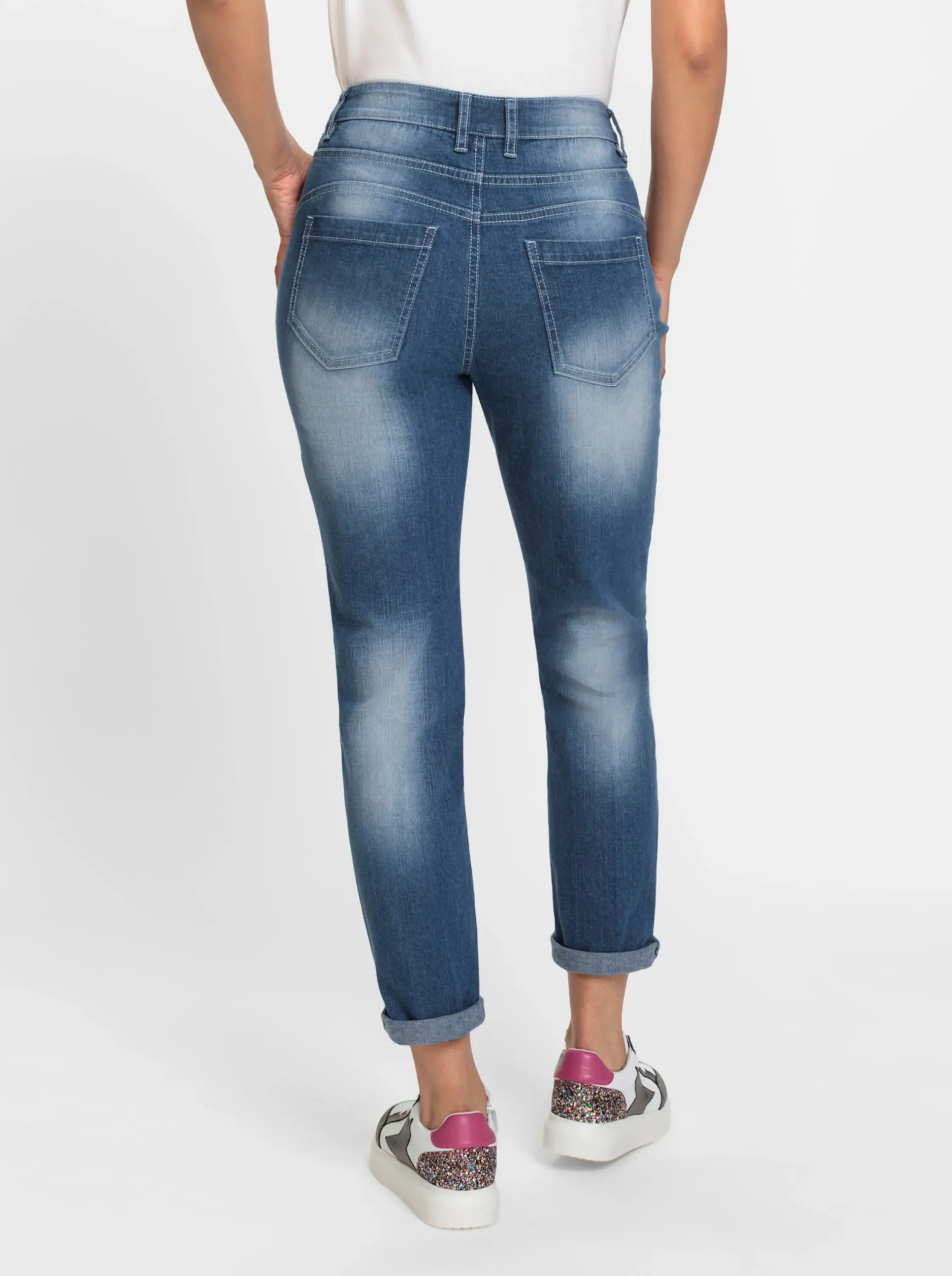 Jeans| Jeans blue-stone-washed
