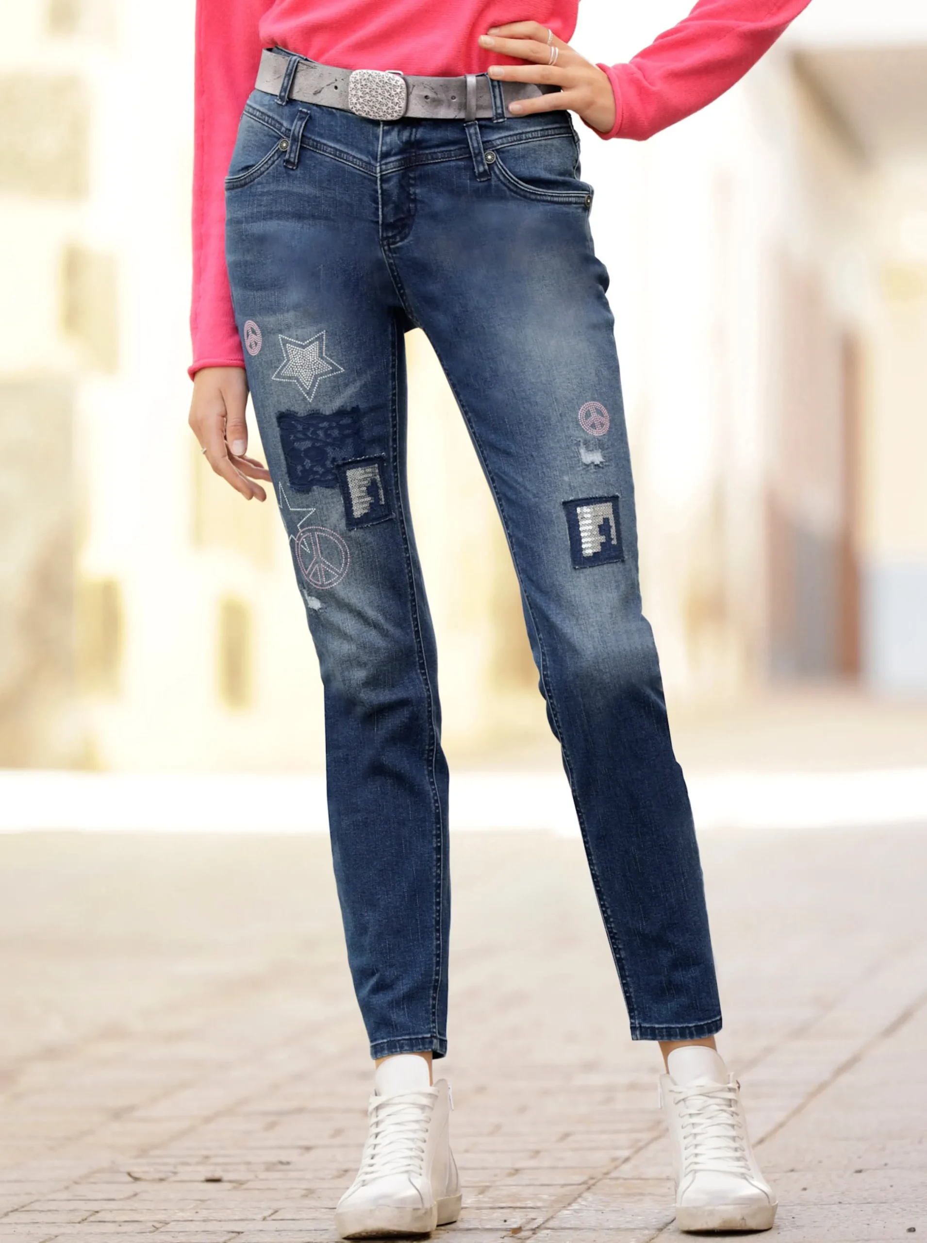 Jeans|heine Jeans blue-stone-washed