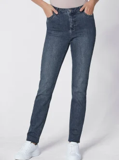 Jeans|CREATION L PREMIUM Jeans blue-stone-washed