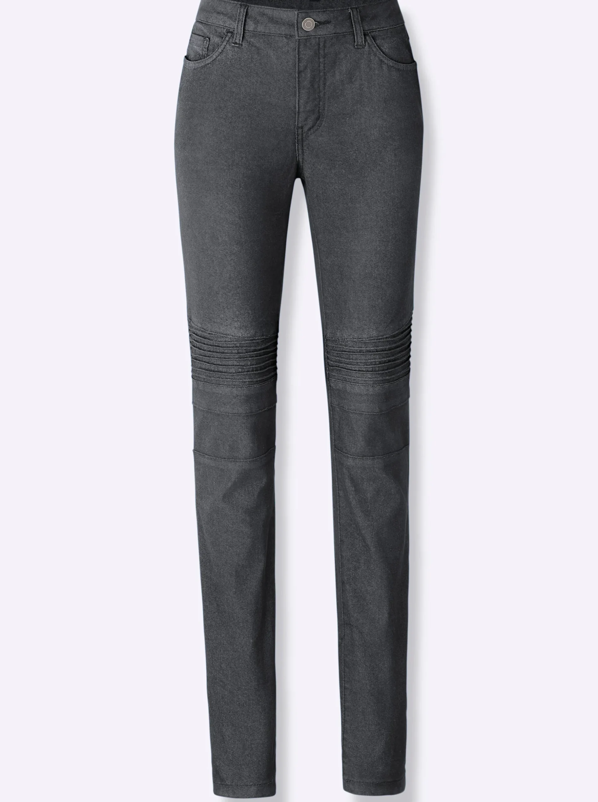Jeans| Jeans im Biesen black-denim
