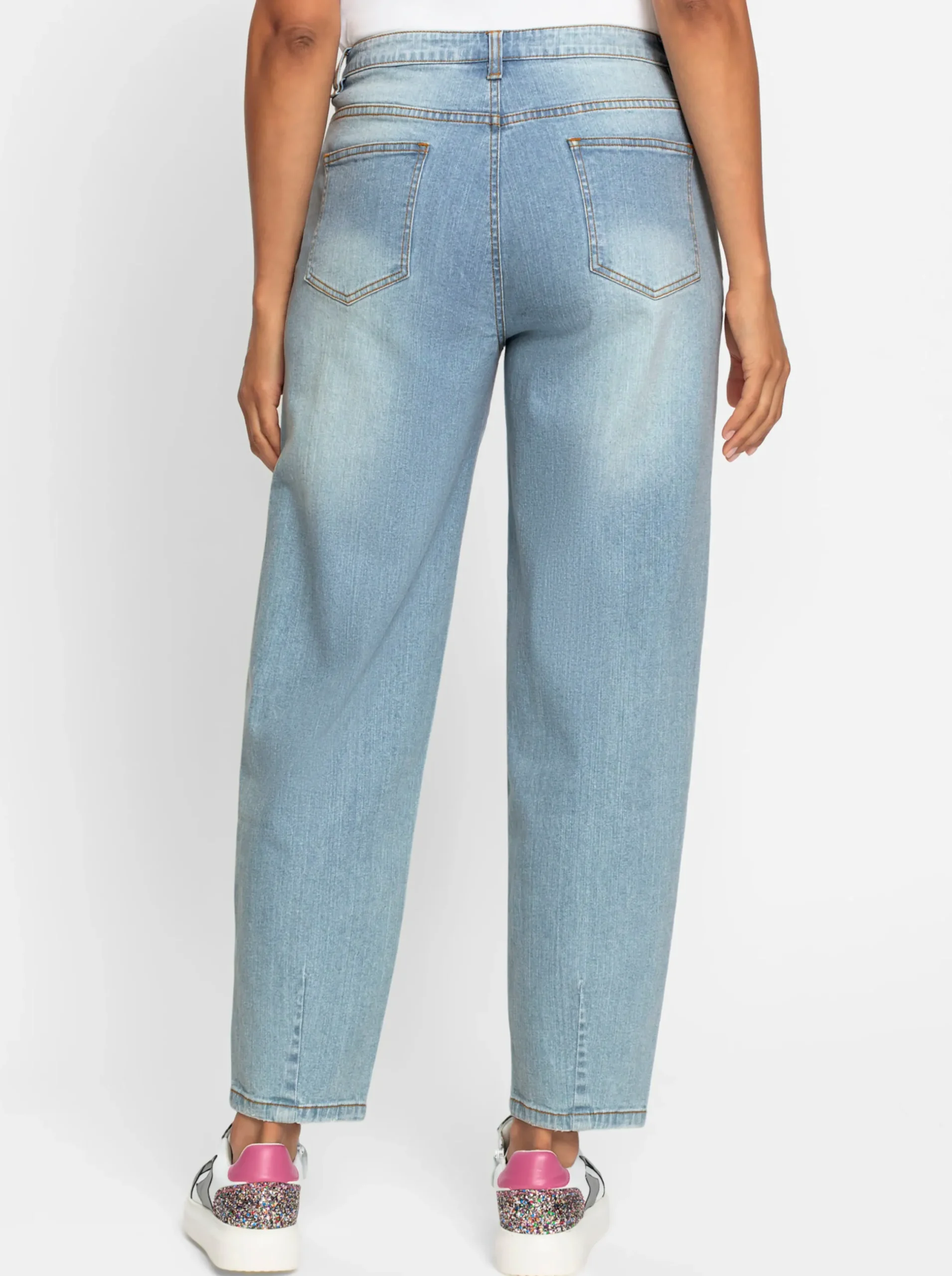 Jeans| Jeans im Mom-Schnitt blue-bleached