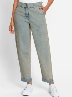 Jeans| Jeans im Mom-Stil blue-bleached