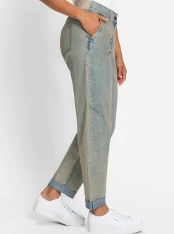 Jeans| Jeans im Mom-Stil blue-bleached