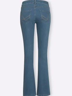 Basics| Jeans in formstabiler Stretch-Qualität blue-bleached