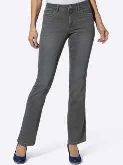 Basics| Jeans in formstabiler Stretch-Qualität grey-denim
