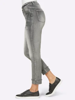 Jeans|heine 7/8-Jeans mit Beinaufschlag, fixiert lightgrey-denim