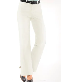 Basics| Jeans mit elastischer Qualität ecru