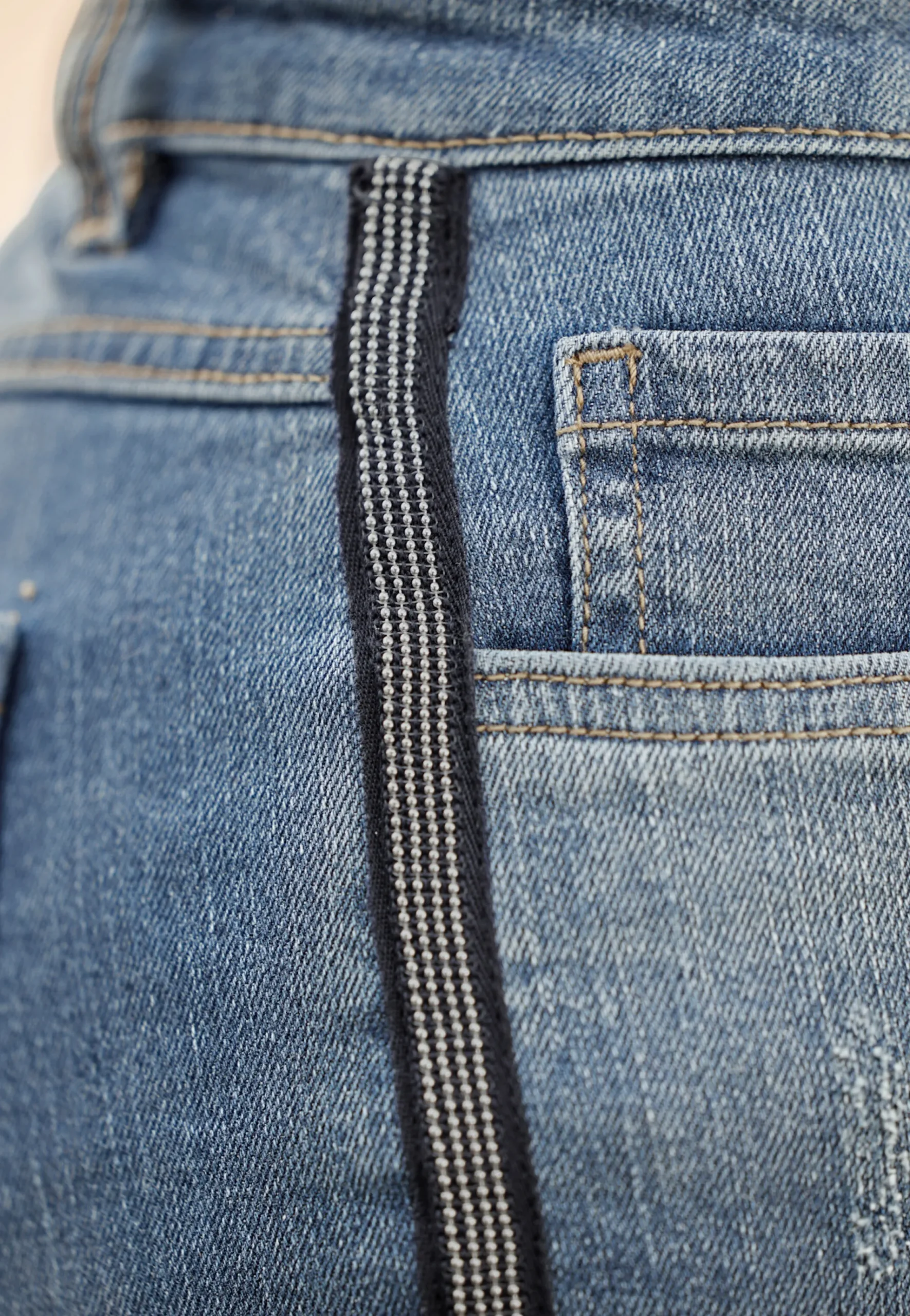 Jeans|heine Jeans mit Galonstreifen blue-stone-washed