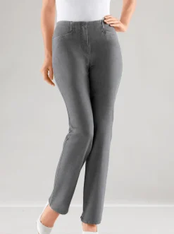 Jeans|Cosma Jeans mit innenliegendem Dehnbund grau
