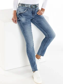Jeans|heine Jeans mit Stretch-Anteil blue-bleached