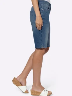 Jeans|heine Jeans-Bermudas blue-bleached