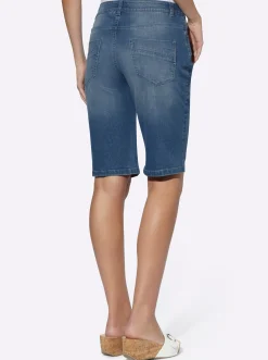 Jeans|heine Jeans-Bermudas blue-bleached