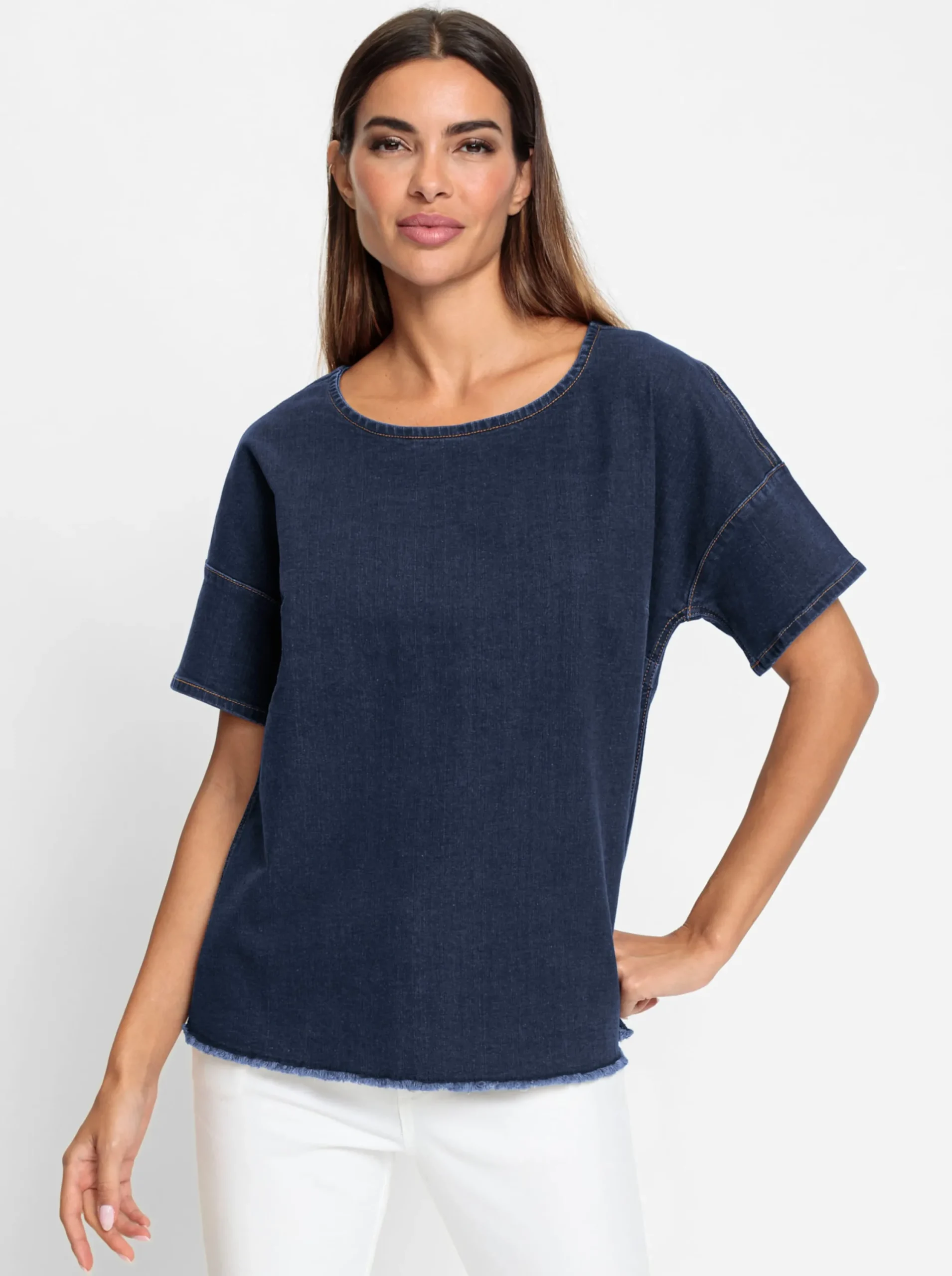 Blusen|heine Jeansbluse darkblue