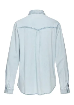 Strandmode|Blusen|Buffalo Jeansbluse lightbluewashed