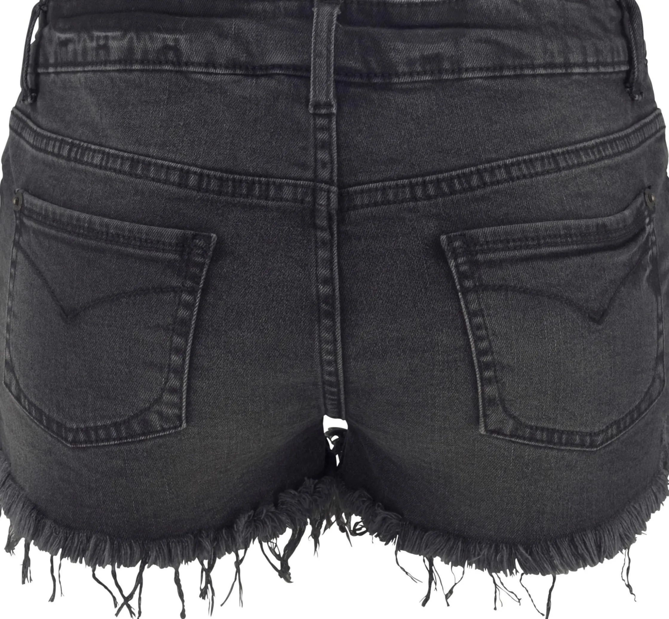 Strandmode|Jeans|Buffalo Jeanshotpants schwarz-washed