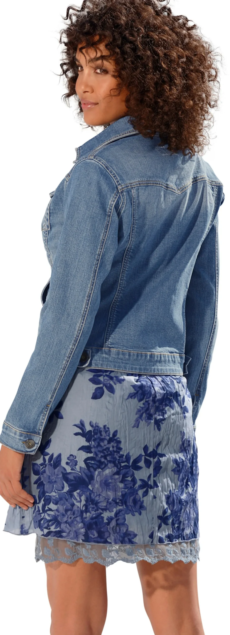 Jacken|heine Jeans-Jacke bluedenim