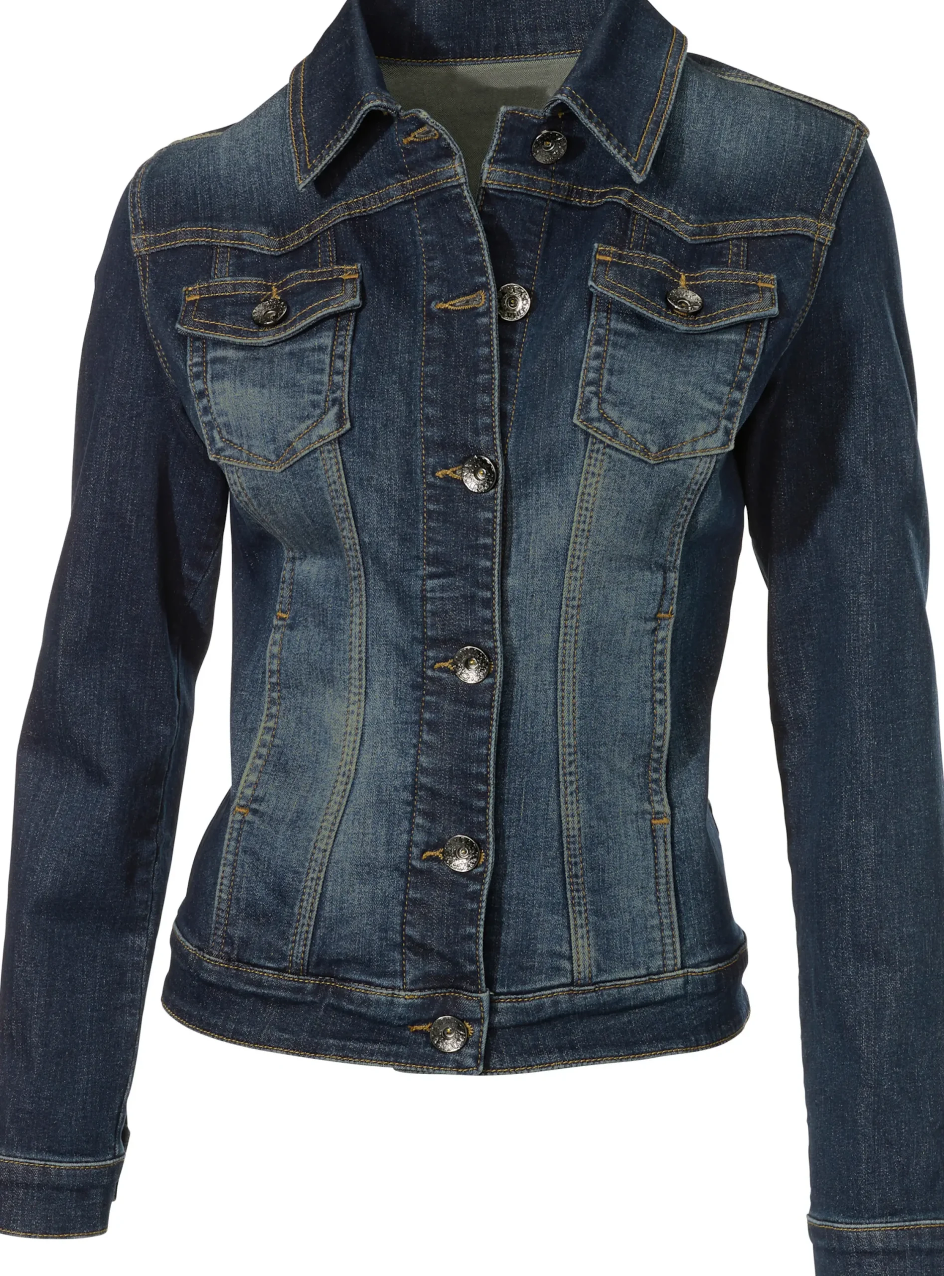 Jacken|heine Jeans-Jacke darkused