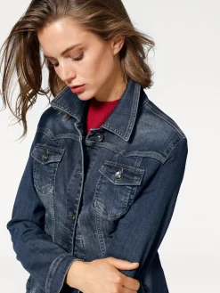 Jacken|heine Jeans-Jacke darkused