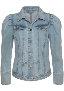 Jacken|Vivance Jeansjacke blue-washed