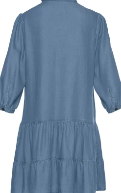 Strandkleider|Kleider|LASCANA Jeanskleid denim-blue
