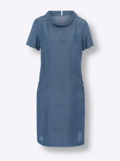 Kleider|heine Jeanskleid mit Reißverschluss blue-bleached