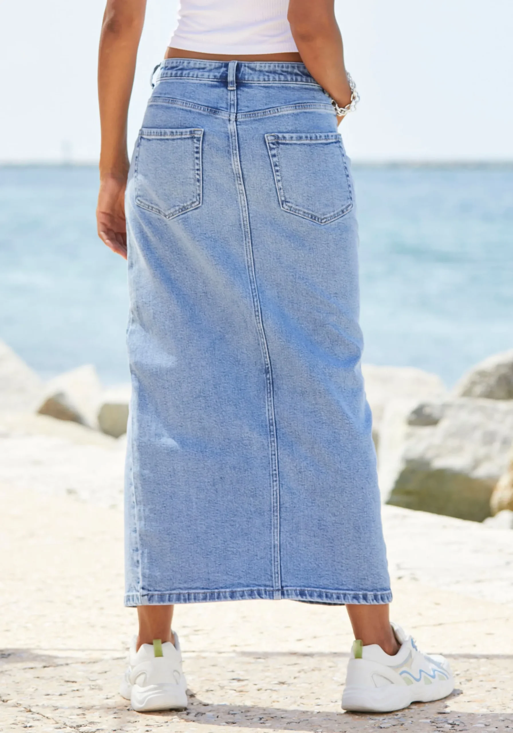 Röcke|Buffalo Jeansrock lightbluewashed