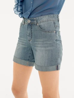 Jeans|heine Jeans-Shorts bluestone