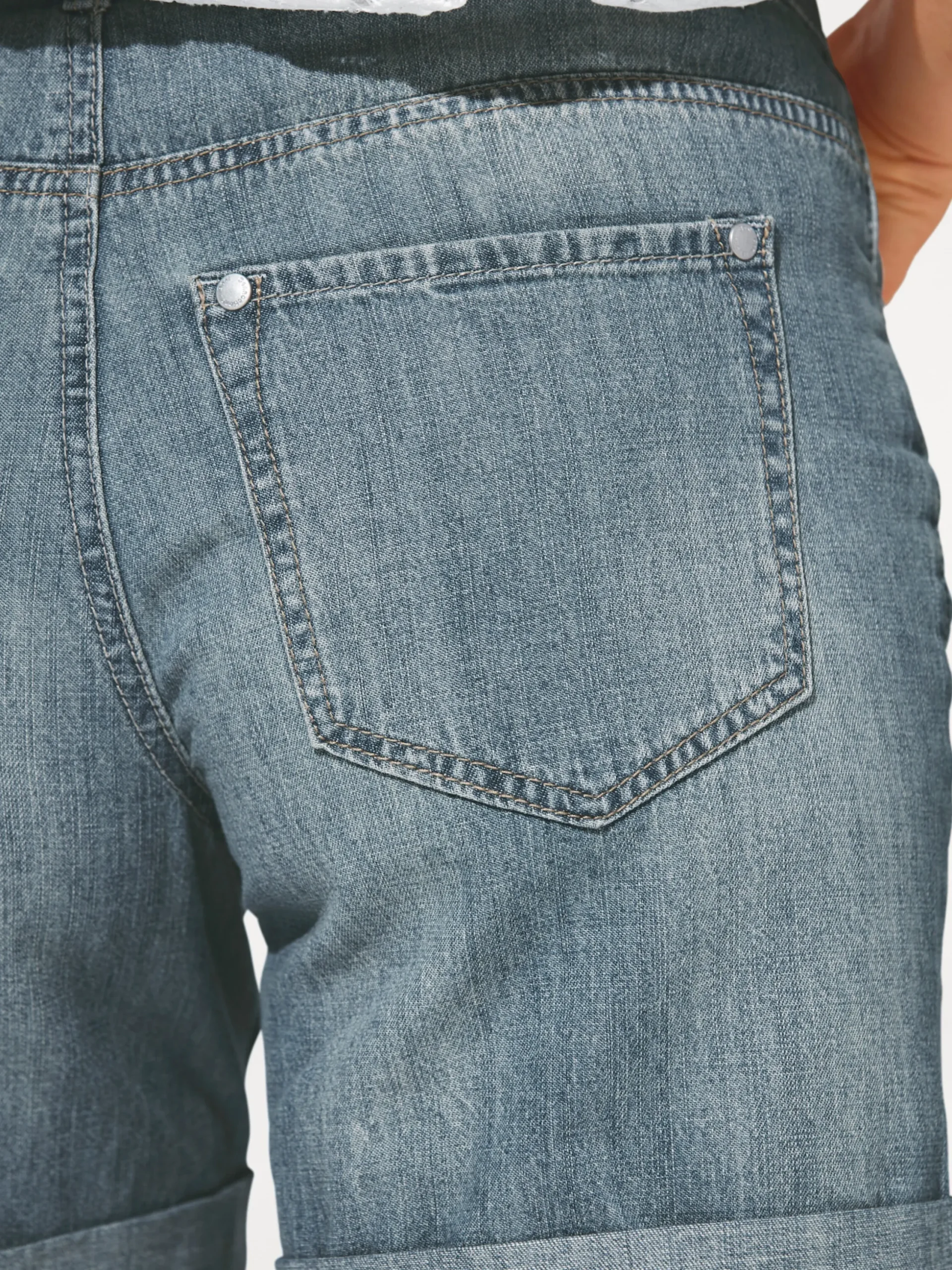 Jeans|heine Jeans-Shorts bluestone